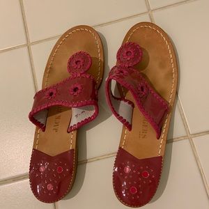 Super cute lightly worn pink Jack Rodgers!